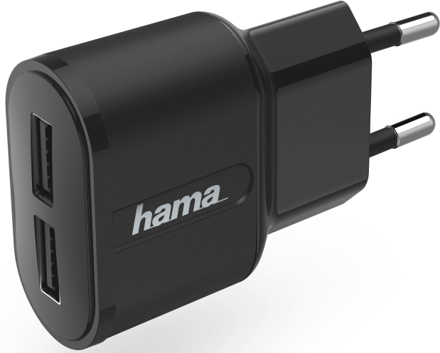   HAMA H-183227   , 2x USB, 2.4A