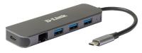 - D-Link DUB-2334   USB Type-C, 3  USB 3.0, 1  USB Type-C/PD 3.0  1  Gigabit Ethernet  (DUB-2334/A1A)