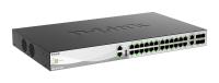  L3  D-link DMS-3130-30TS/A1A, , 24x2.5GBase-T, 2x10GBase-T, 4x25GBase-X SFP28