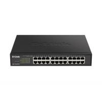  D-Link DGS-1100-24PV2/A3A, L2 Smart Switch with 24 10/100/1000Base-T ports (12 PoE ports 802.3af/802.3at (30 W), PoE Budget 100 W). 8K Mac address, 802.3x Flow Control, 802.3ad Link Aggregation, Po