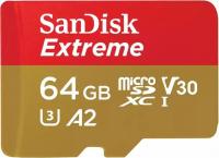   microSDXC 64Gb Sandisk Extreme (SDSQXAH-064G-GN6MN)