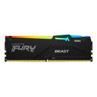   8Gb Kingston FURY Beast RGB Gaming Memory, KF548C38BBA-8, DDR5, DIMM, 4800MHz, Non-ECC, CL38 , 1.1V, 1RX16, RTL