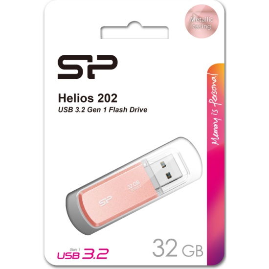 USB  32Gb Silicon Power Helios 202 pink USB 3.2 Gen 1 (USB 3.0)
