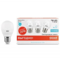   Gauss LED Elementary Globe 7W E27 4100K (3   )