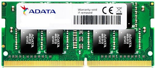   8Gb DDR4 2666MHz ADATA SO-DIMM (AD4S26668G19-BGN)