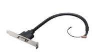  Advantech 1700021831-01 A Cable DP to DVI 24+5P(F)/2*10P-1.25+G-TEM W/BKT