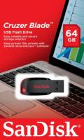  USB 64Gb SanDisk Cruzer Blade SDCZ50-064G-B35 