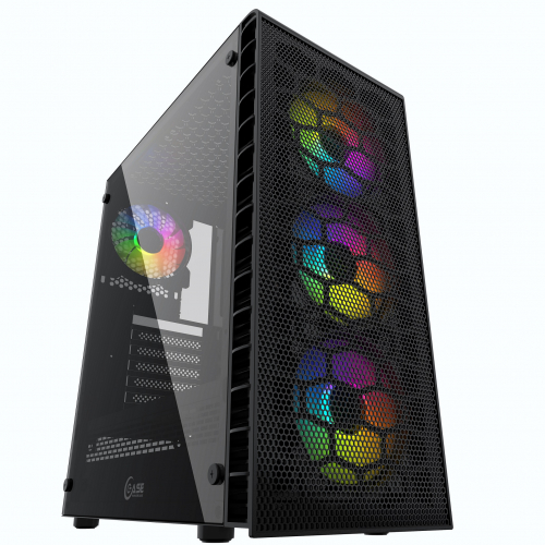  Powercase Mistral Z4 Mesh LED, Tempered Glass, 4x 120mm 5-color fan, , ATX (CMIZ4C-L4)