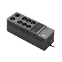  APC Back-UPS ES 850VA/520W, 230V, 8 Schuko (2 Surge  6 batt.), USB, USB charge(type A,C), Data/DSL protect.,(BE700G-RS, BE850G2-GR analogue), 1 year warranty