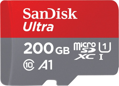   200Gb MicroSD SanDisk Ultra Class 10 +  (SDSQUAR-200G-GN6MA)