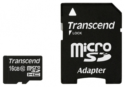 Transcend MicroSDHC 16GB Class10 (SD ) (TS16GUSDHC10)