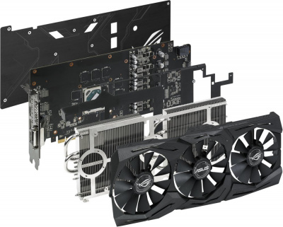  AMD (ATI) Radeon RX 580 ASUS PCI-E 8192Mb (ROG-STRIX-RX580-O8G-GAMING)