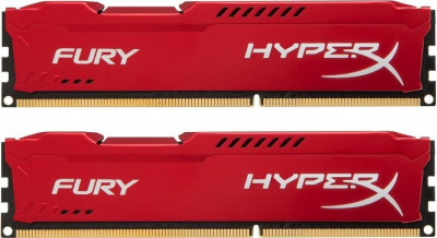   16Gb DDR-III 1600MHz Kingston HyperX Fury Red (HX316C10FRK2/16) (2x8 KIT)