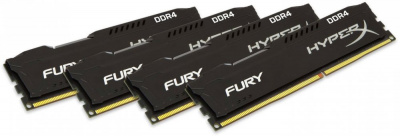   32Gb DDR4 2133MHz Kingston HyperX Fury (HX421C14FB2K4/32) (4x8Gb KIT)