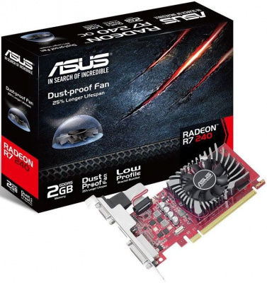  AMD (ATI) Radeon R7 240 ASUS PCI-E 2048Mb (R7240-2GD5-L)