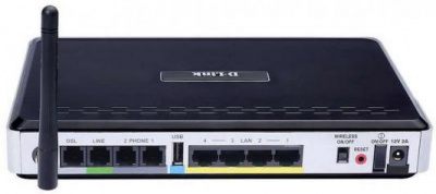   D-Link Wireless ADSL Annex A Router with VoIP Gateway