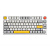  EPOMAKER TH80 Pro Keyboard Budgerigar White Dawn