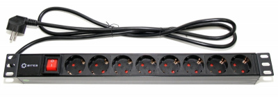   5BITES PDU819P-01 8S, 1U, 19", 2M