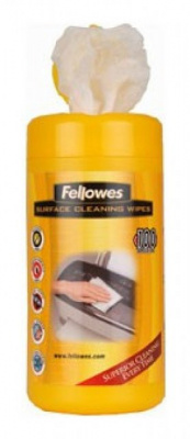 Fellowes Multi Surface Cleaning Wipes    , , 100 (FS-99715)