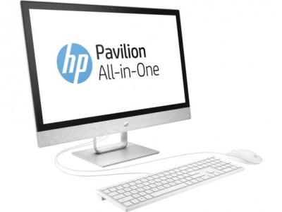  HP Pavilion 24I 24-r028ur (2MJ53EA) 23.8" Intel Pentium G4560T/4Gb/1Tb/DVDrw/Graphics 630/WiFi/blizzard white/W10 + kb/m