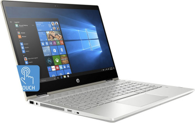  HP Pavilion x360 14-cd0015ur (4HF51EA) 14" 1920x1080 (Full HD), Tablet PC, Intel Core i7 8550U, 1800 , 12288 , 1000 , 128  SSD, GeForce MX130 4096 , Wi-Fi, Bluetooth, Cam, Windows 10 Home (64 bit), 