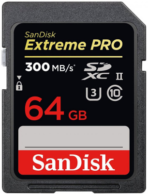   64Gb SanDisk Extreme Pro SDXC Class 10 (SDSDXPK-064G-GN4IN)