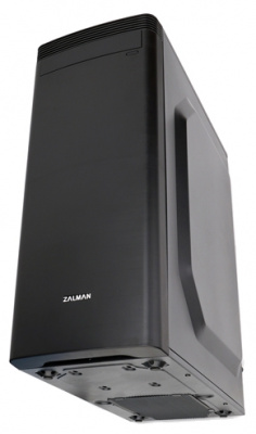 ZALMAN ZM-T5 Mini Tower, USB3.0, 92mm rear fan, 120mm front/side fan (optional), 2xHDD, 3xSSD black