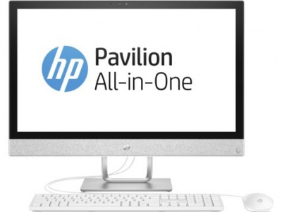  HP Pavilion 24I 24-r028ur (2MJ53EA) 23.8" Intel Pentium G4560T/4Gb/1Tb/DVDrw/Graphics 630/WiFi/blizzard white/W10 + kb/m
