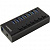 HARPER HUB-07MB Black USB-, : 7  USB 3.2, 1, : USB 3.0 / Type-C,   :  5 /,  : ,   : LED