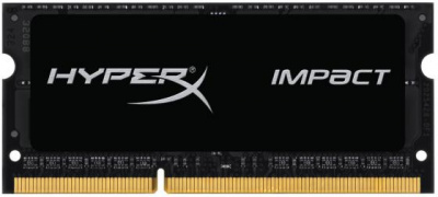     SO-DDR3 16Gb(2x8Gb) PC12800 1600MHz Kingston CL9 HX316LS9IBK2/16 HyperX Impact Black