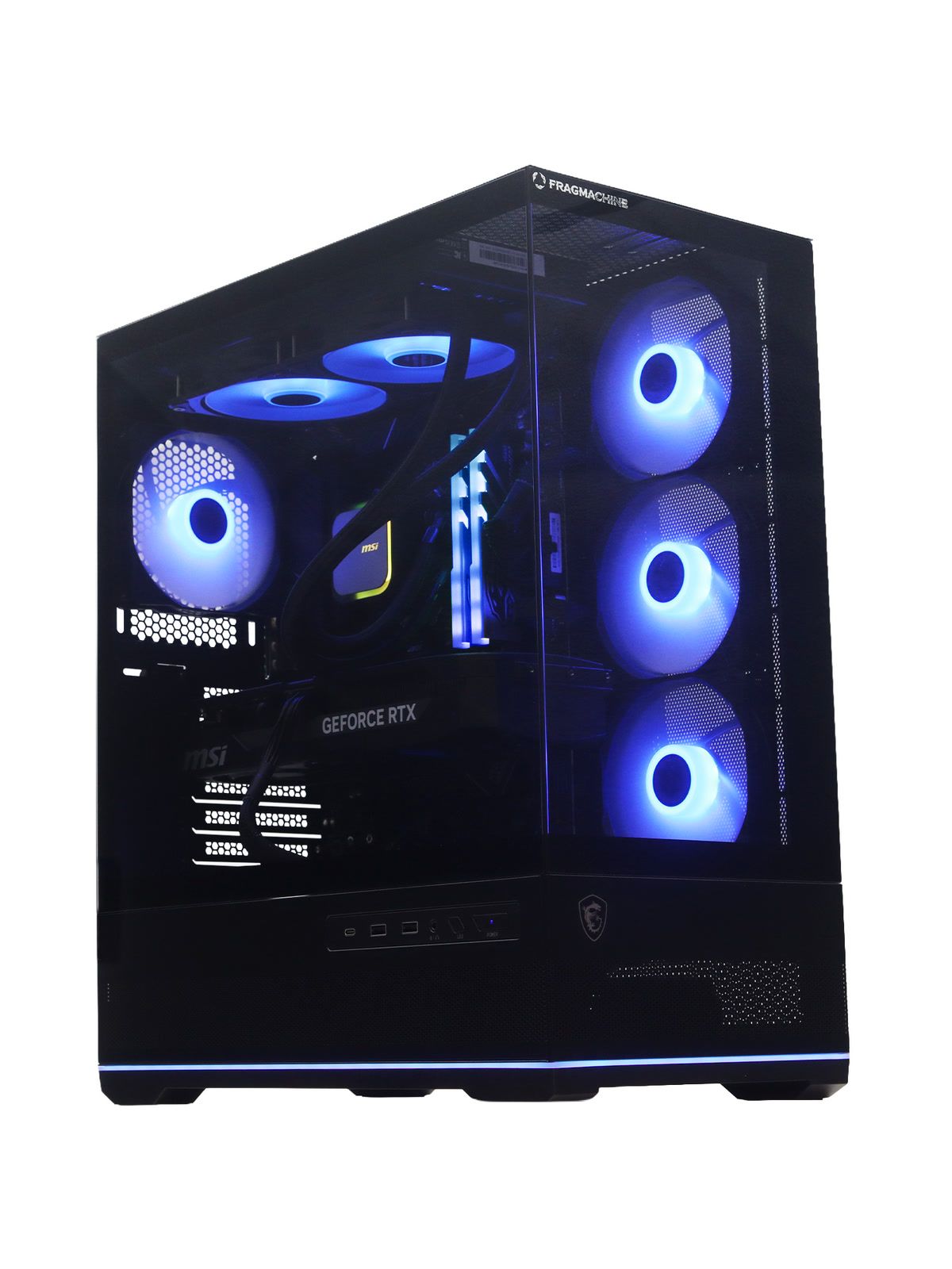 Системный блок Fragmachine Liquid 5107, AMD Ryzen 5 7500F/32 ГБ DDR5/1000 ГБ SSD/NVIDIA GeForce RTX 5070 (12 Гб)/Без ОС/Клавиатура, мышь, черный (5107_242860)