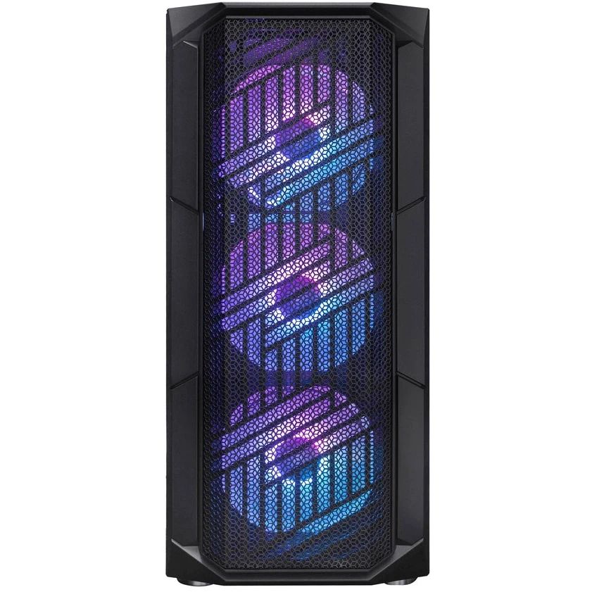 Корпус XF-BK-4F7 1stPlayer Firebase XF ARGB Black ATX Mesh TG USB 3.0 без БП 4xFan