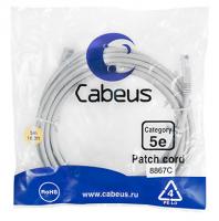 - U/UTP Cabeus PC-UTP-RJ45-Cat.5e-5m-LSZH ,  5, 2xRJ45/8p8c, , , LSZH, 5