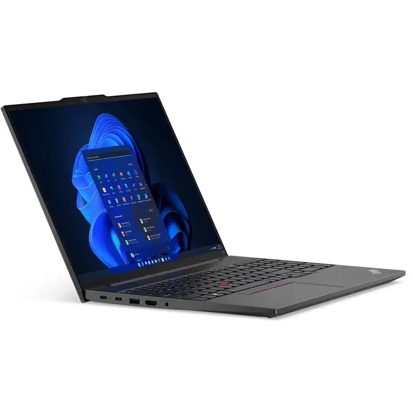 Ноутбук Lenovo ThinkPad E16 G2, 16" (1920x1200) IPS/AMD Ryzen 7 7735HS/16 ГБ DDR5/512 ГБ SSD/AMD Radeon Graphics/Без системы, Черный (21M5S09E00)