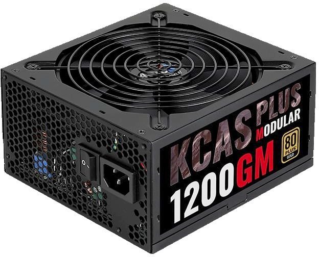   Aerocool KCAS PLUS 1200GM <1200W, (20+4+4+4+4) pin, 8x(6+2) pin, 10xSATA, 6xMolex, 14 , 80+ Gold,  , , ATX> RTL
