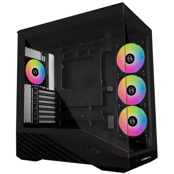 Корпус для ПК LIAN LI - V100RX, E-ATX, 2xUSB3.0, Midi Tower, без БП, цвет чёрный, G99.V100RX.R1