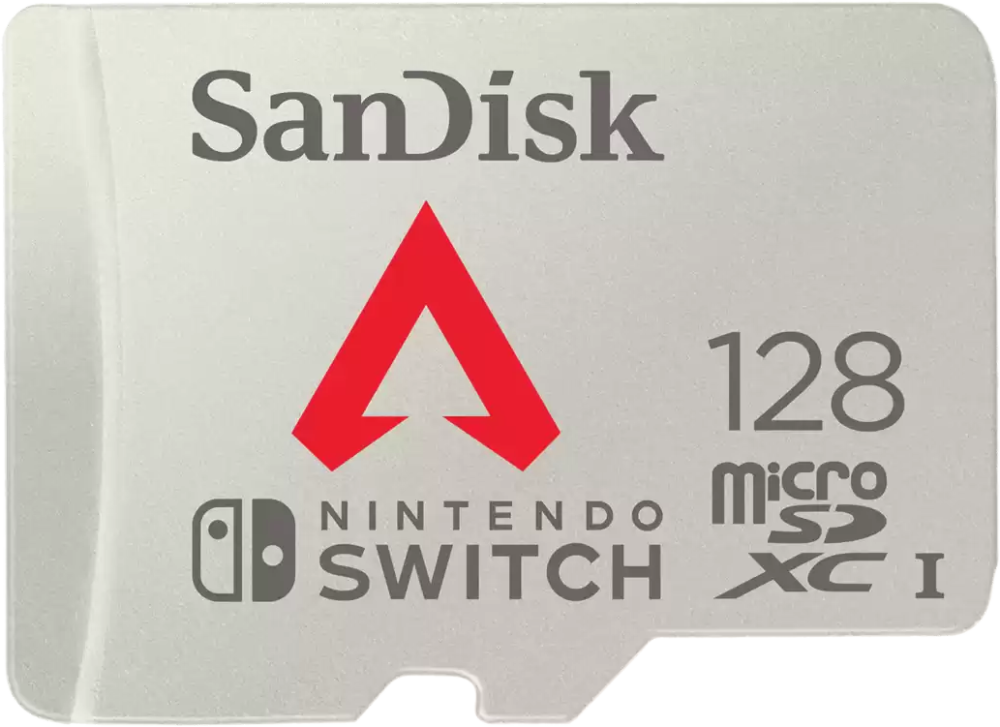 Карта памяти 128Gb MicroSD SanDisk Nintendo Switch (SDSQXAO-128G-GN6ZY)
