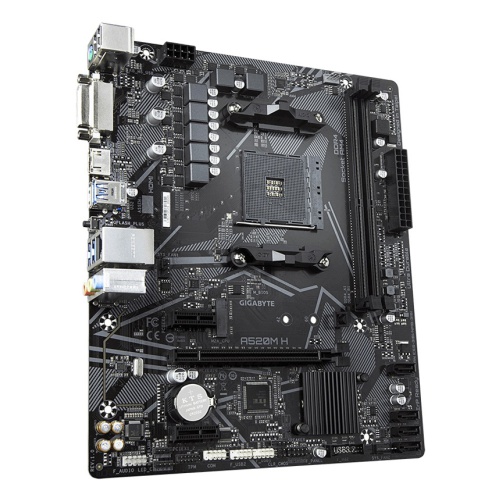   GIGABYTE A520M H (AM4, mATX)