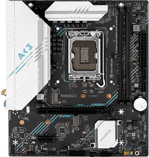 Материнская плата Maxsun B760M GAMING WIFI ACE D4, Intel B760, Socket 1700, mATX