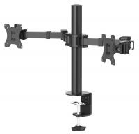 Кронштейн для мониторов Hama FM 2 Arms 00118494 черный 13"-35" макс.15 кг настольный поворотно-выдвижной и наклонный
