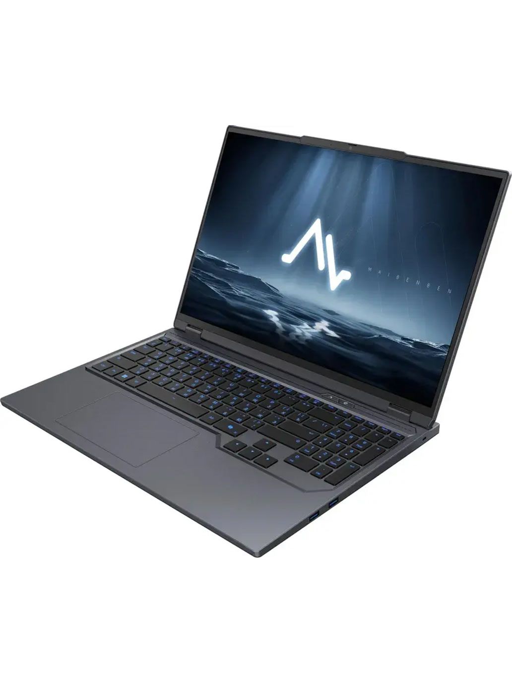 Ноутбук MAIBENBEN X16F-R98957T, 16" (2560x1600) IPS 300 Гц/AMD Ryzen 9 8940HX/32 ГБ DDR5/1024 ГБ SSD/NVIDIA GeForce RTX 5070 Ti для ноутбуков (12 Гб)/Windows 11 Home, Серый (X16F-R98957T0JGRHG4E10)