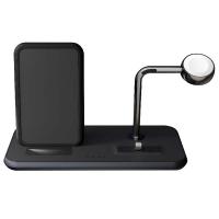    ZENS Aluminium Dual Wireless Charger + Dock + Watch 10W.  .