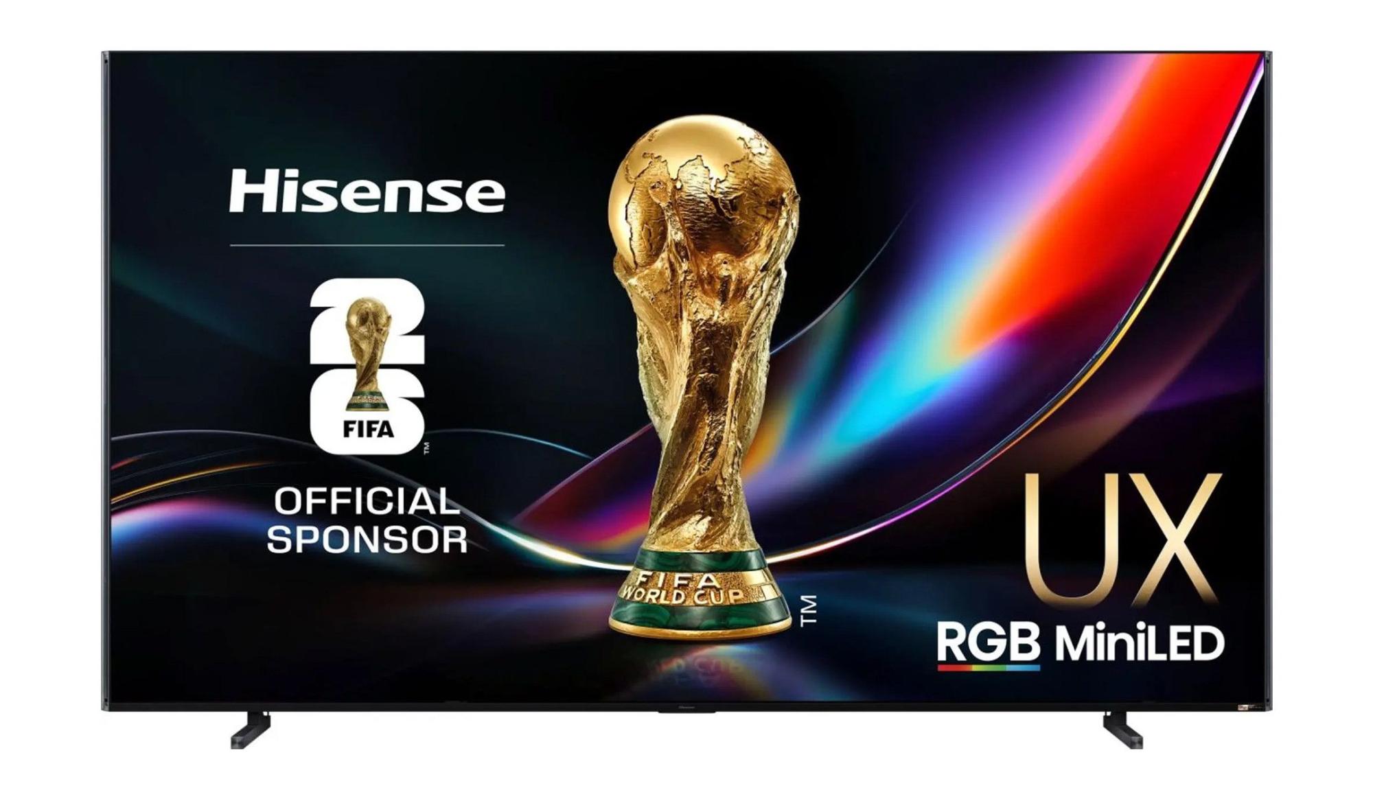 Телевизор QLED Hisense 100" 100UXQ 4K Ultra HD 60Hz WiFi Smart TV черный