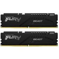   DDR 5 DIMM 64Gb PC48000, 6000Mhz, Kingston FURY Beast Black XMP CL30 (Kit of 2) (KF560C30BBK2-64)