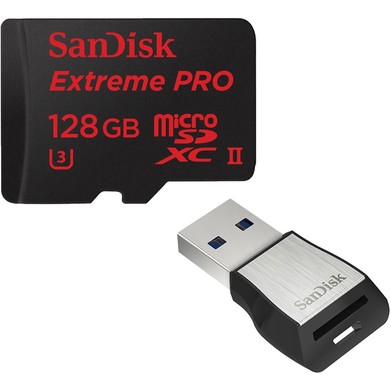 Карта памяти microsd sandisk 128gb extreme pro