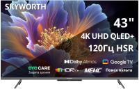 ��������� OLED Skyworth 43" 43Q66H Eye Care Frameless ������ 4K Ultra HD 60Hz Smart TV