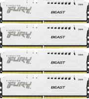  / Kingston 64GB 6000MT/s DDR5 CL40 DIMM (Kit of 4) FURY Beast White XMP