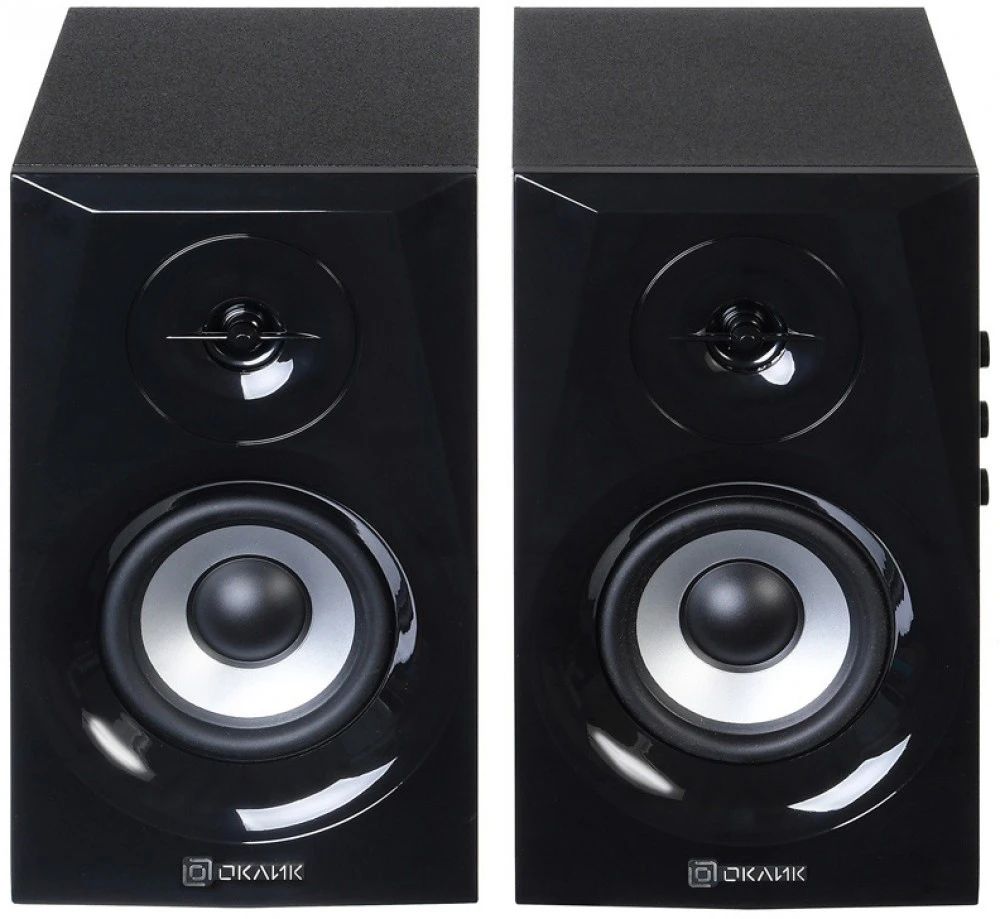 Колонки Oklick OK-166 BT 2.0 черный 40Вт