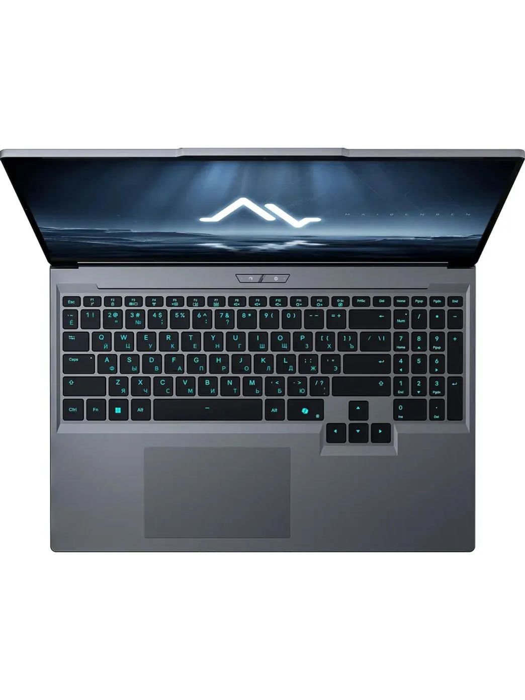 Ноутбук MAIBENBEN X16C-i54456, 16" (1920x1200) IPS 165 Гц/Intel Core i5-14450HX/16 ГБ DDR5/512 ГБ SSD/NVIDIA GeForce RTX 5060 для ноутбуков (8 Гб)/Windows 11 Home, Серый (X16C-I544560F44HG4E10)
