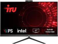  IRU Office 27IH5P 27" Full HD i5 11400 (2.6) 8Gb SSD256Gb UHDG 730 Free DOS GbitEth WiFi BT 120W Cam  1865960